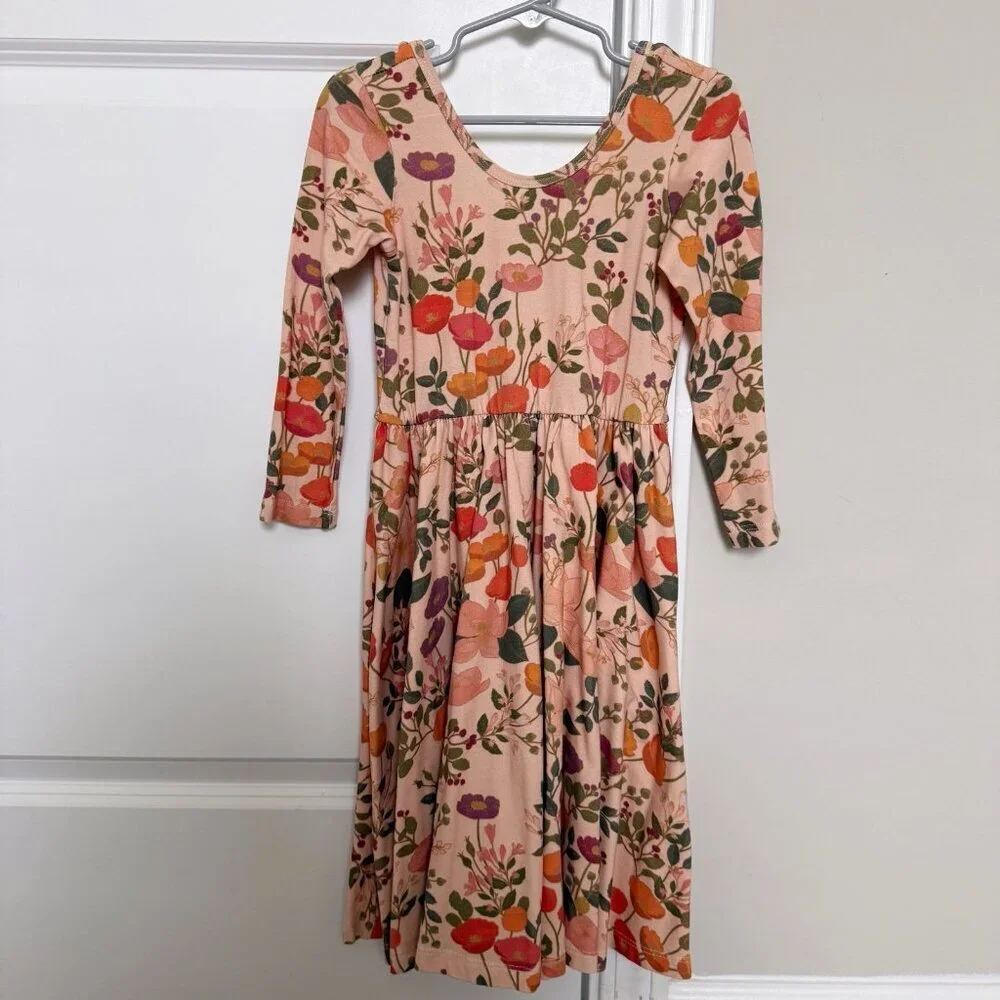 Alice + Ames Ballet Dress in Botany Print 7 years EUC